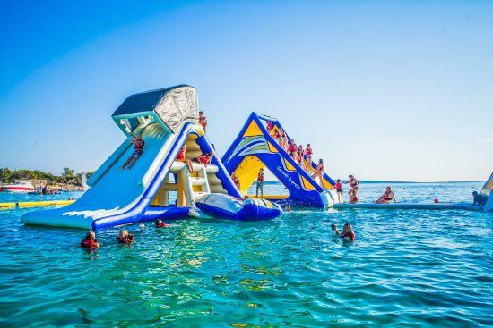 AquaSplash Inflatable Water Park