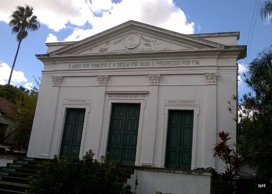 Positivist temple in Porto Alegre