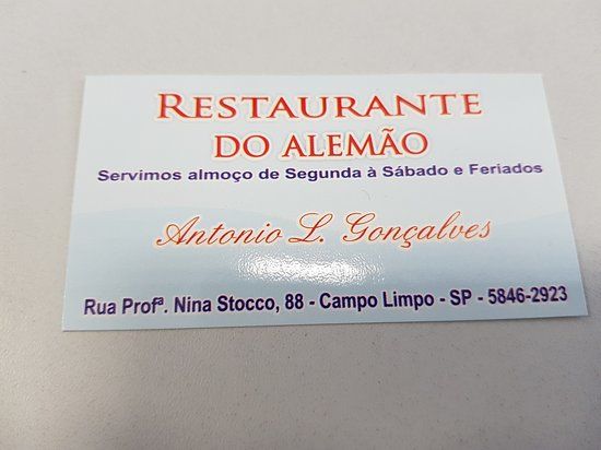 Restaurante Do Alemao