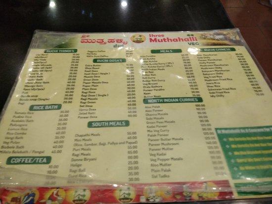 Sri Muthahalli Veg