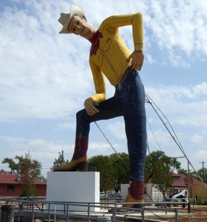 Tex Randall Cowboy Statue