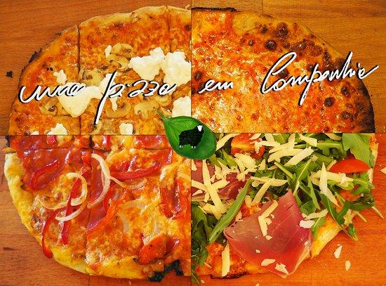 Uma pizza em companhia