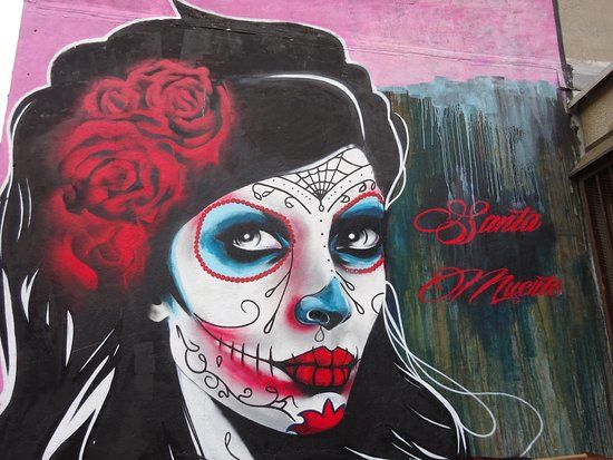 Fresque Santa Muerte