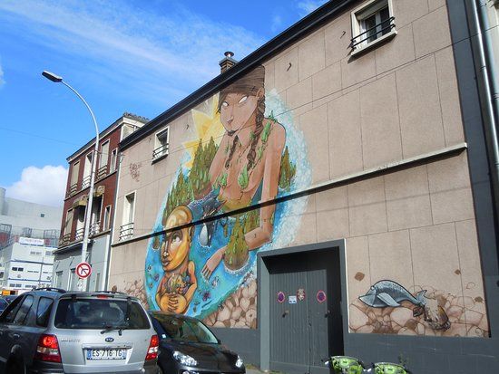 Fresque Lac Peruvien