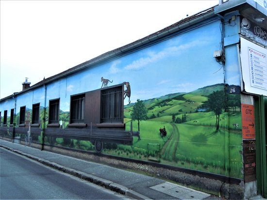 Fresque Le train