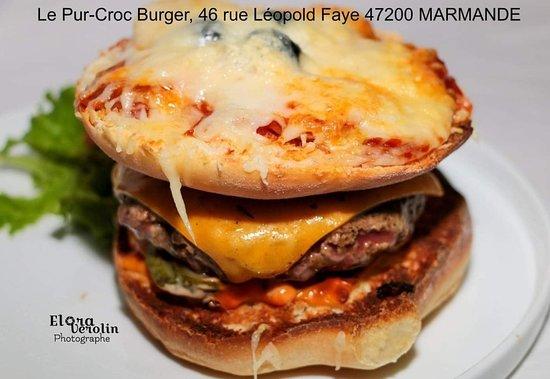 Le Pur Croc burger