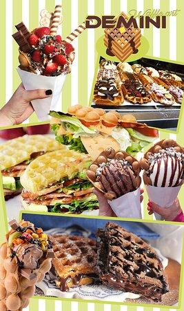 Demini Waffle Art