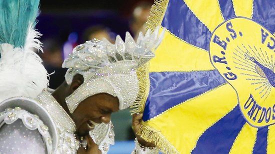 Backstage of Unidos da Tijuca Carnival