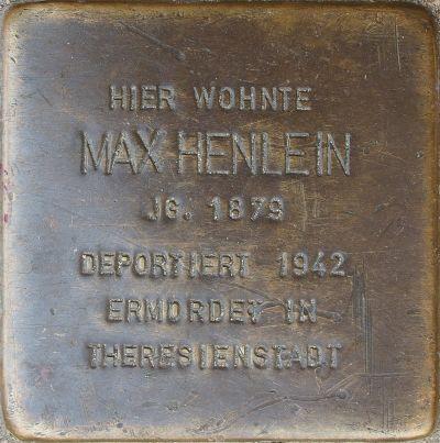 Stolperstein für Max Henlein