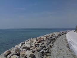 Dam and the seafront Nazario Sauro