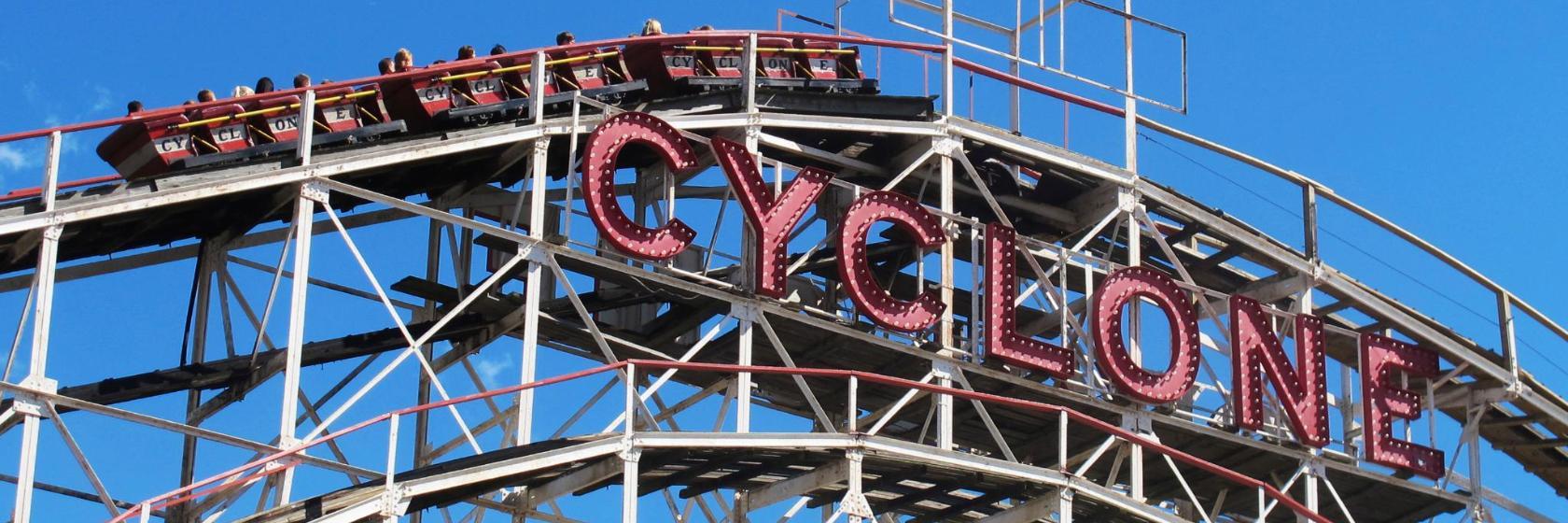 Coney Island Cyclone bergochdalbana