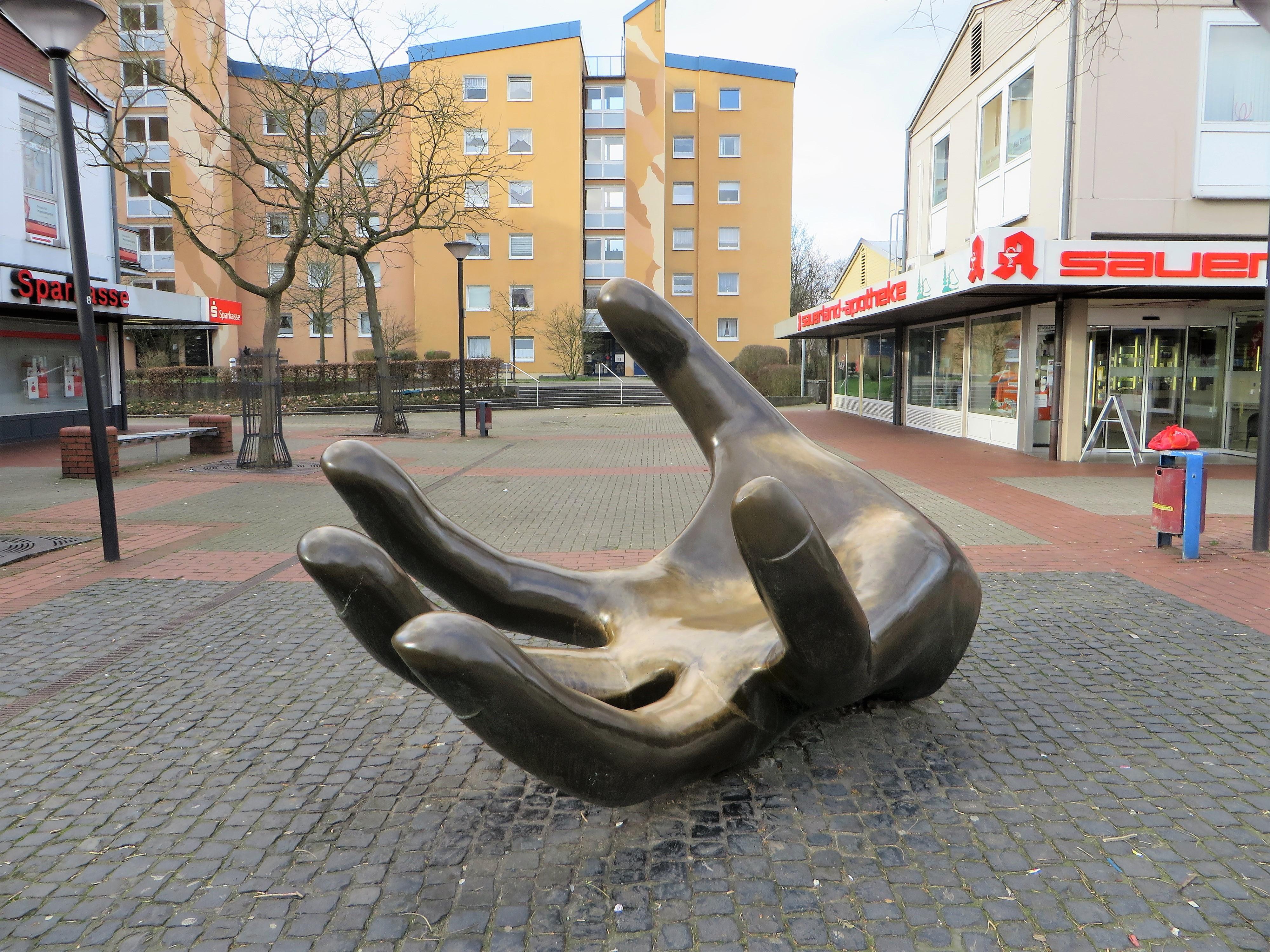 Geöffnete Hand