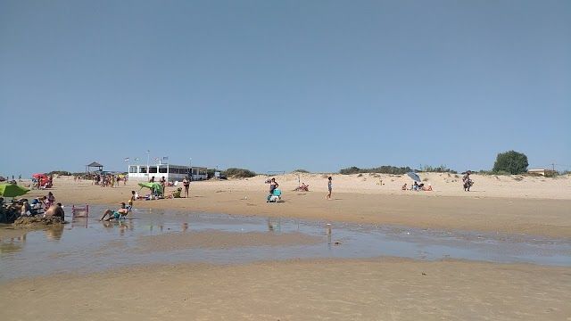 la Playa de las Tres Piedras