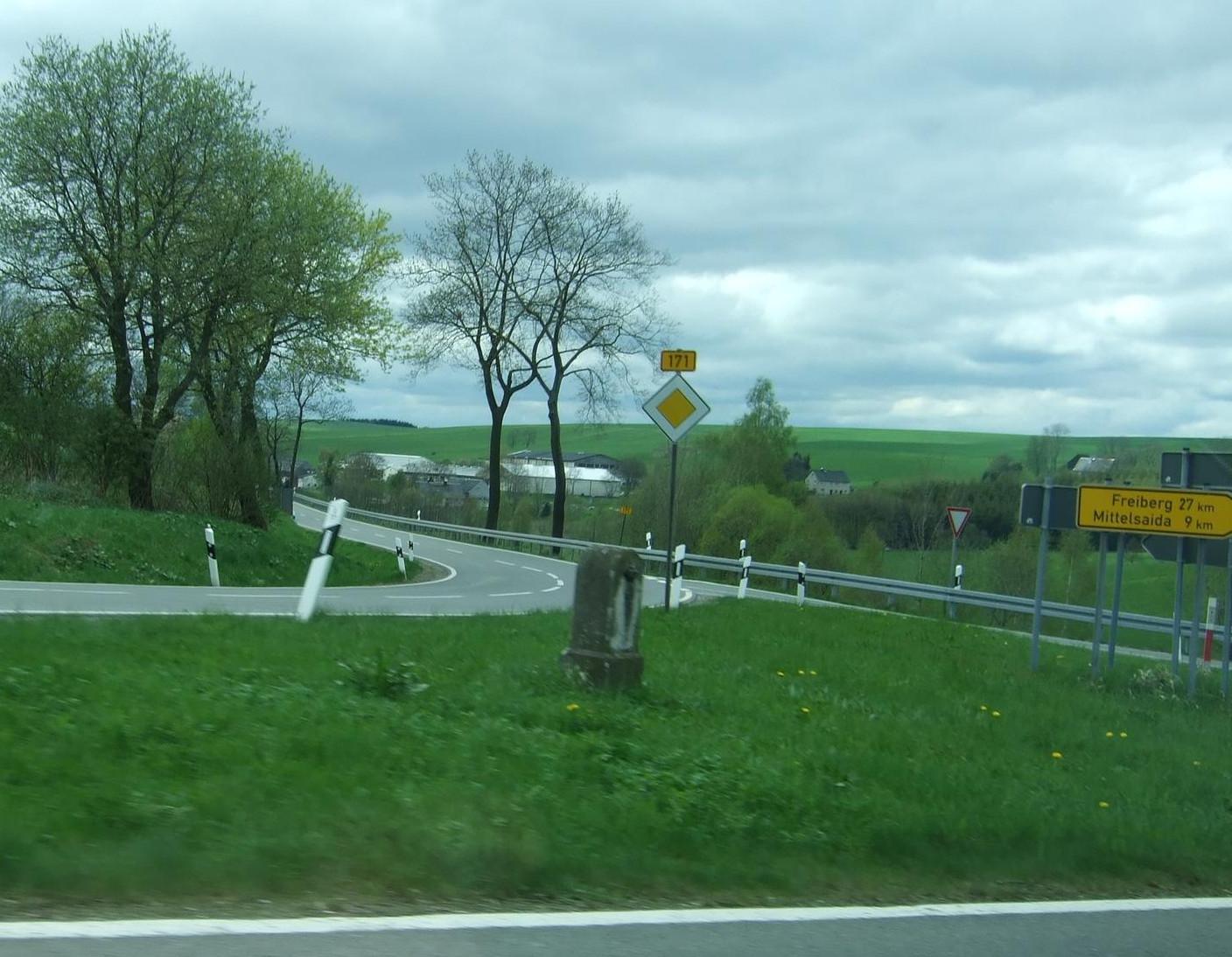 Königlich-Sächsischer Meilenstein Sayda