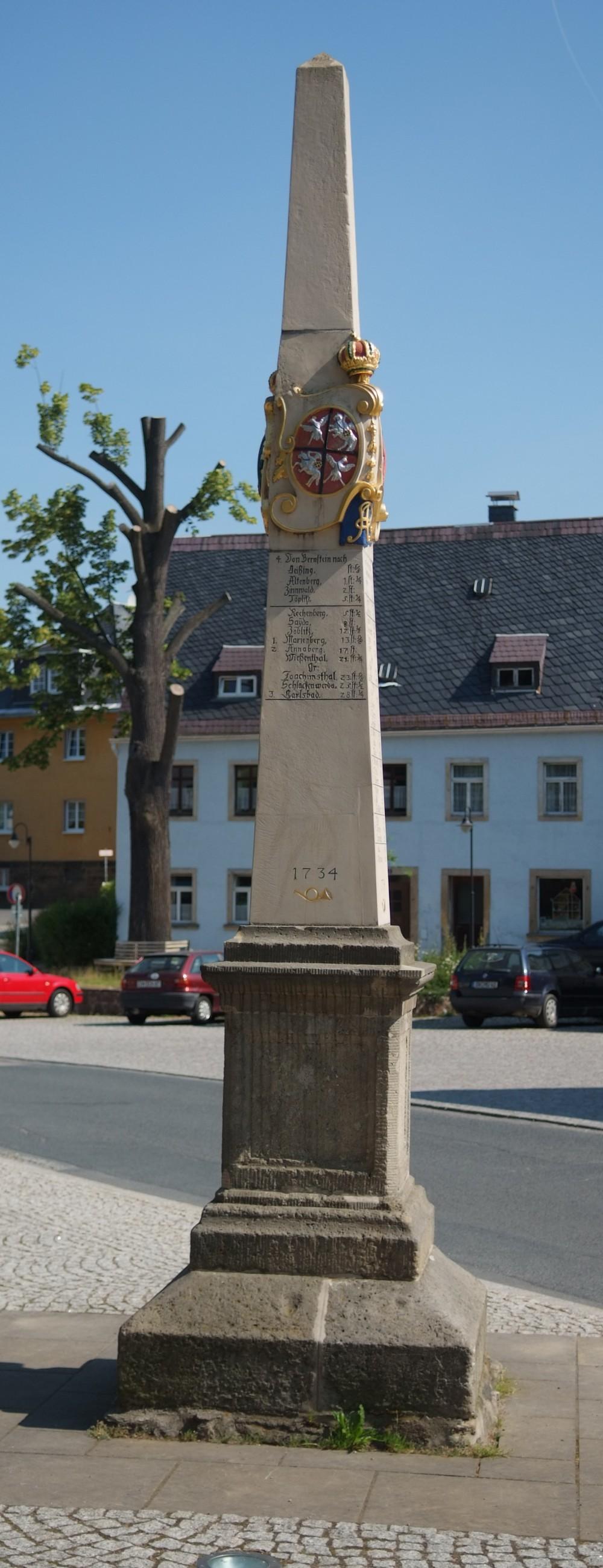 Kursächsische Postmeilensäule Bärenstein