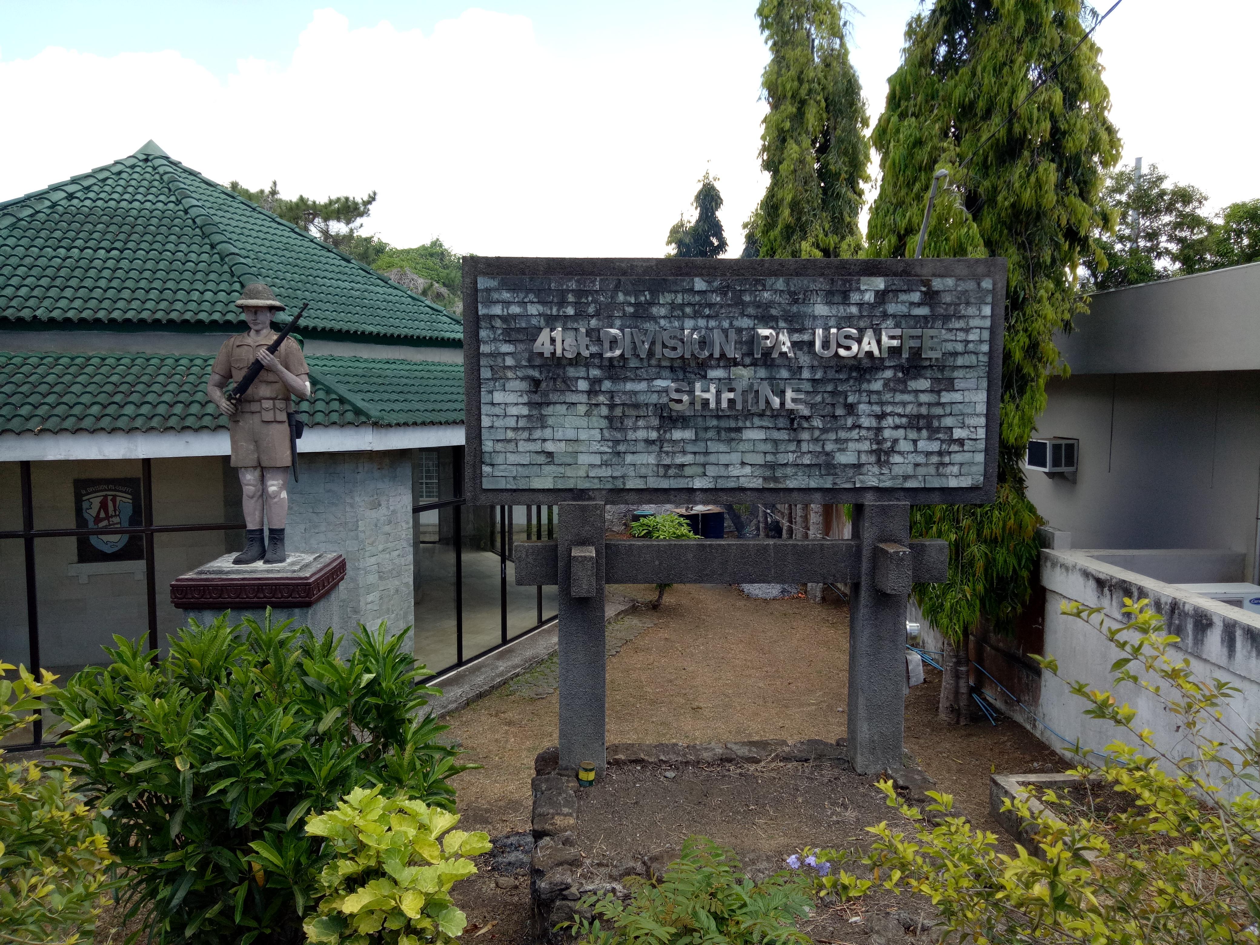 41st Division Philippine Army-USAFFE Shrine