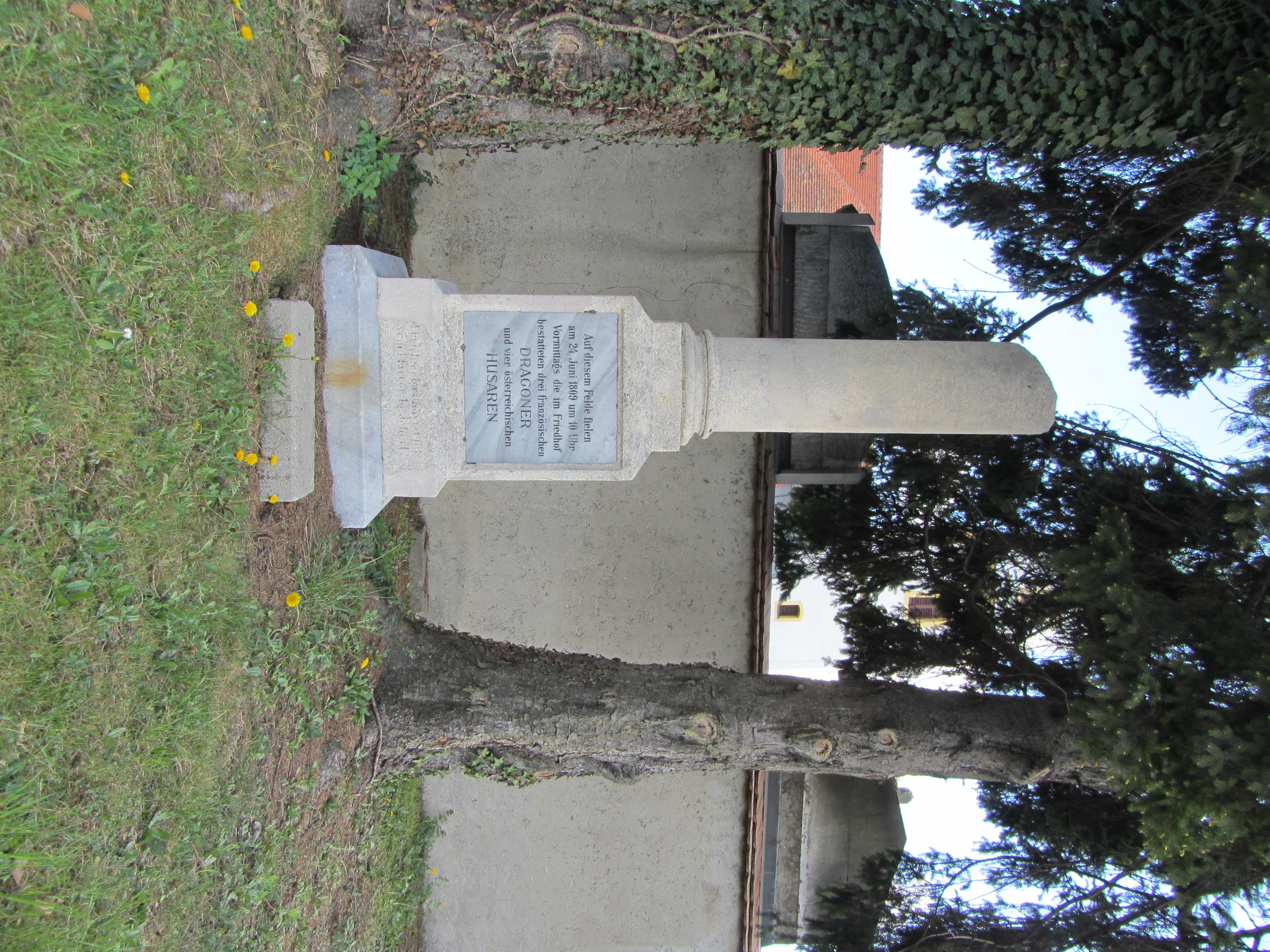 Gedenkstein fur vier Husaren und drei Dragoner