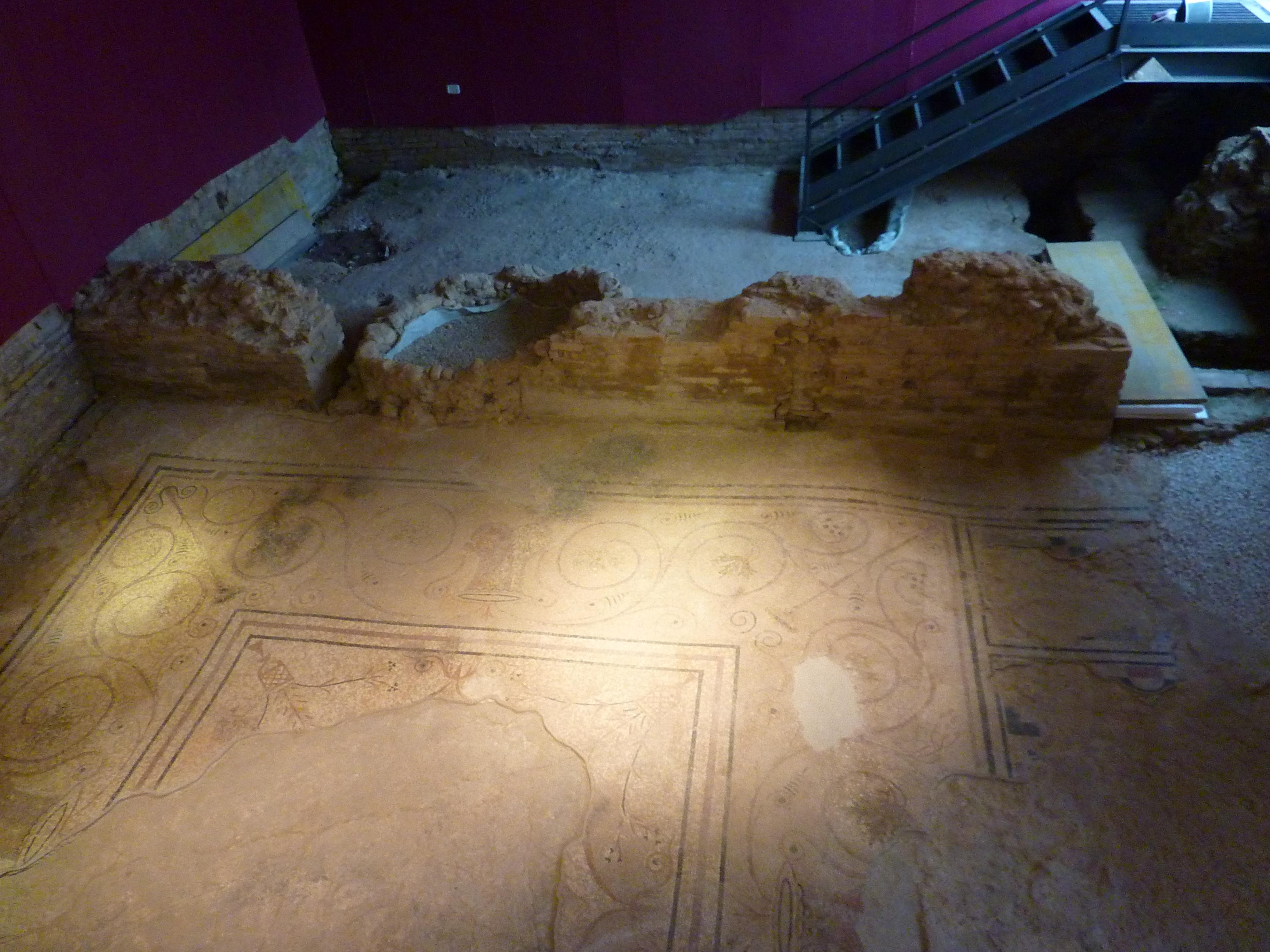 Isola archeologica del mosaico romano