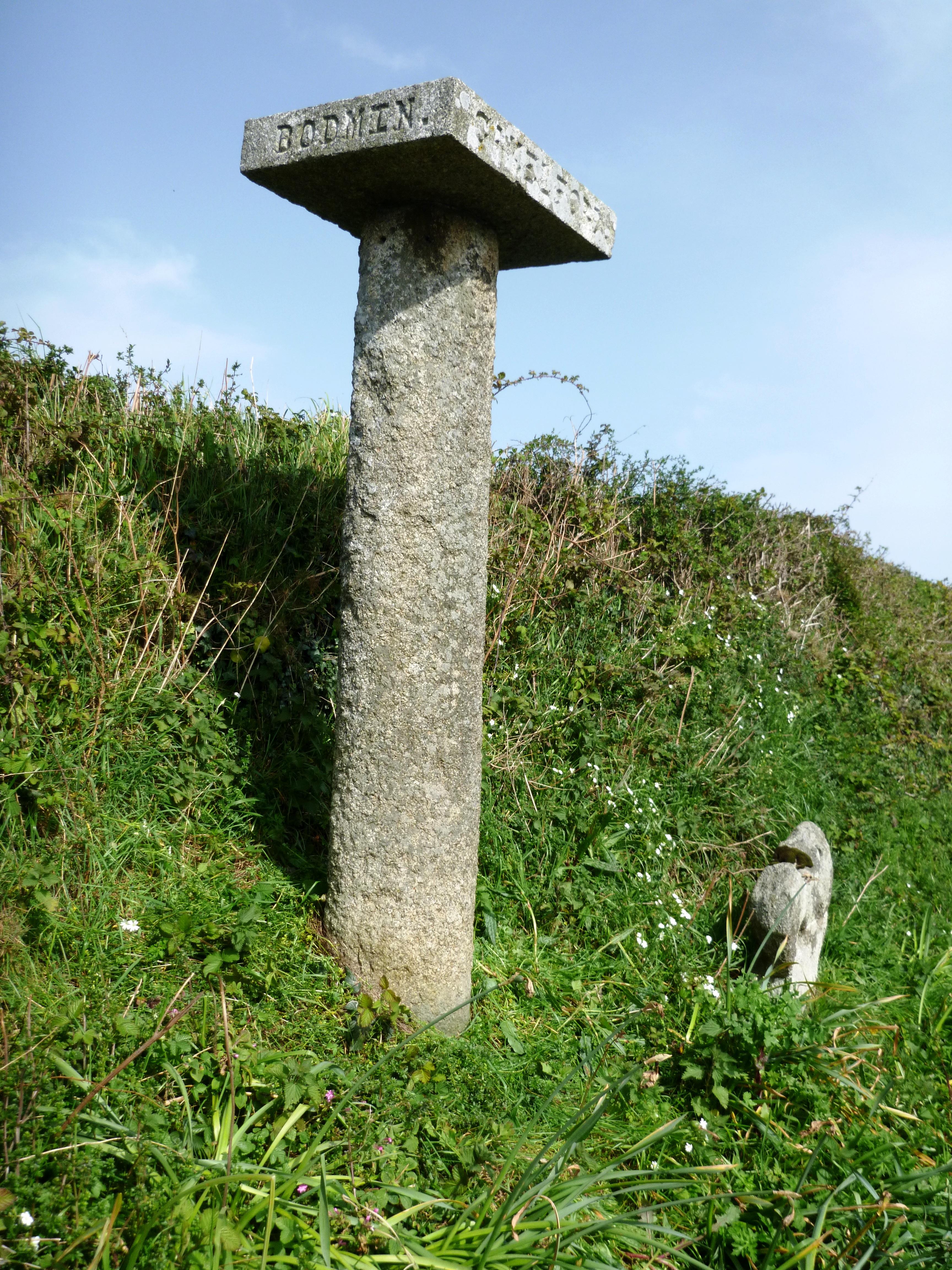 Trevenning Cross and post-medieval guide post