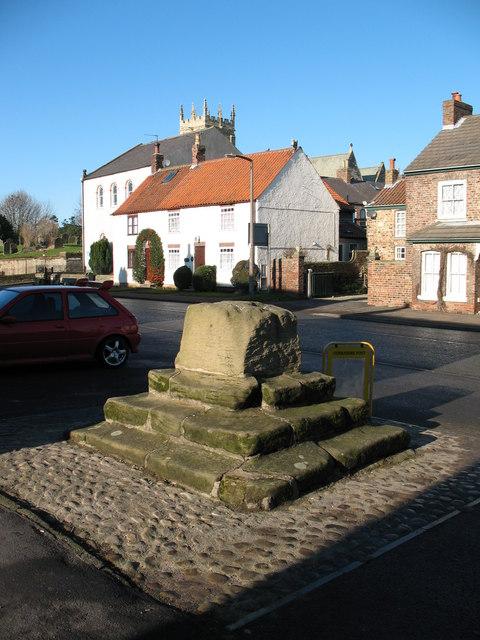 Medieval Cross Base Outside Post Office