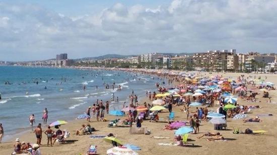 la Playa Segur de Calafell