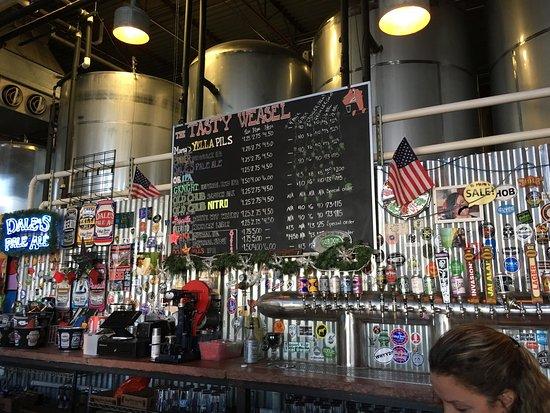 Oskar Blues Tasty Weasel Tap Room