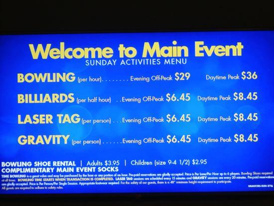 Main Event Entertainment