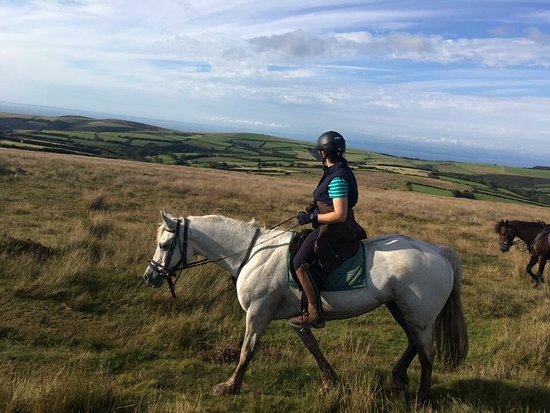 Riding over Exmoor