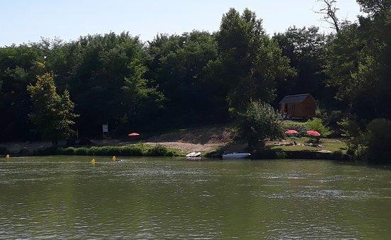 Plage de la riviere Tarn