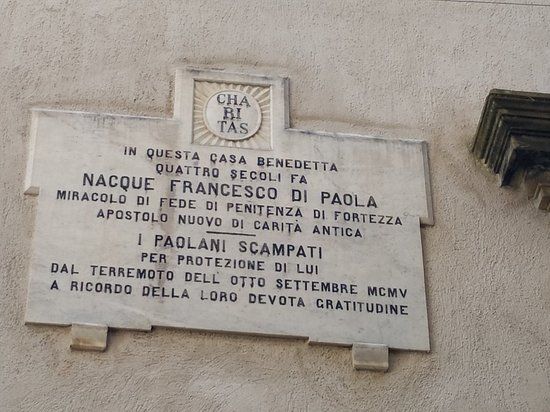 Casa Natale di San Francesco di Paola