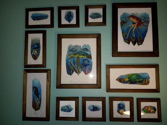 BALAM Art Painted on Feathers