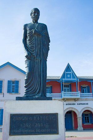 Zeno of Kition Statue