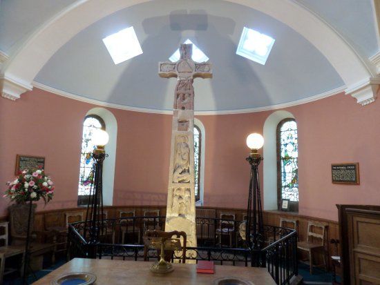 Ruthwell Cross at the Ruthwell Church