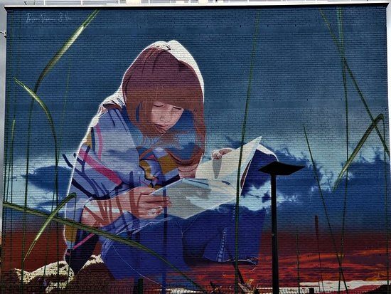 Fresque "Avant l'aube"