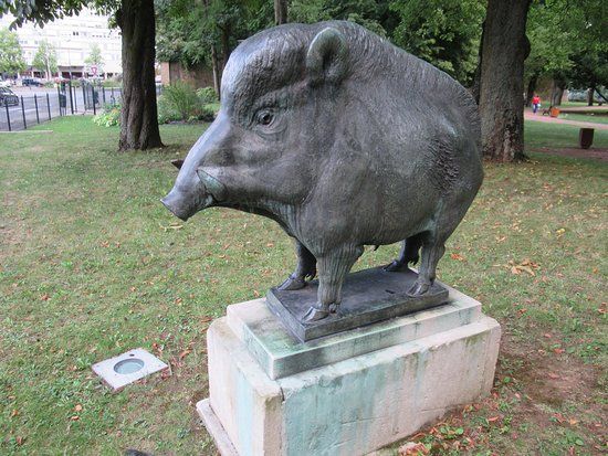 Le sanglier de Berthe Martinie