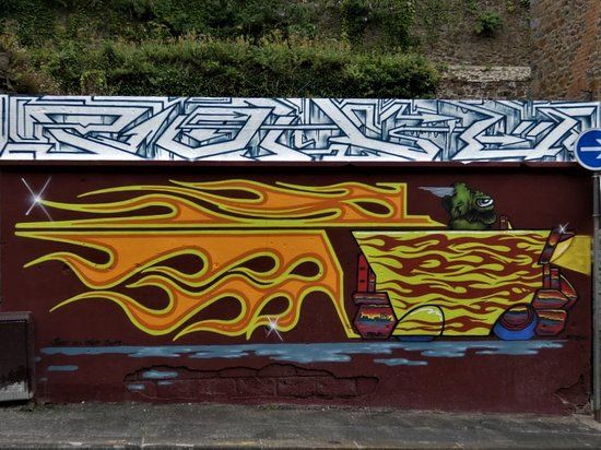 Fresque "Denz express"