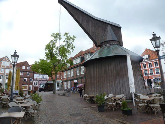 Historischer Tretkran