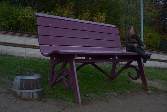 Bench Giant Purple