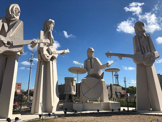 Giant Beatles Statues