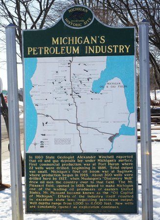 Michigan's Petroleum Industry Historical Marker