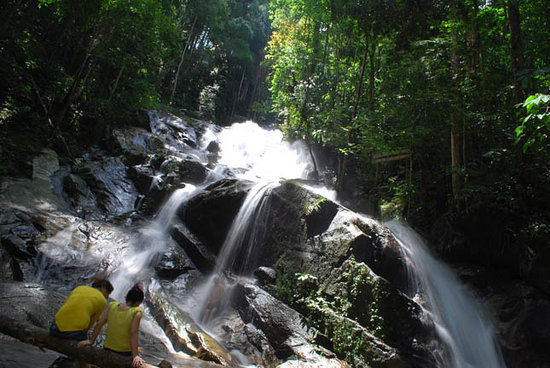 Kanching Rainforest Waterfall