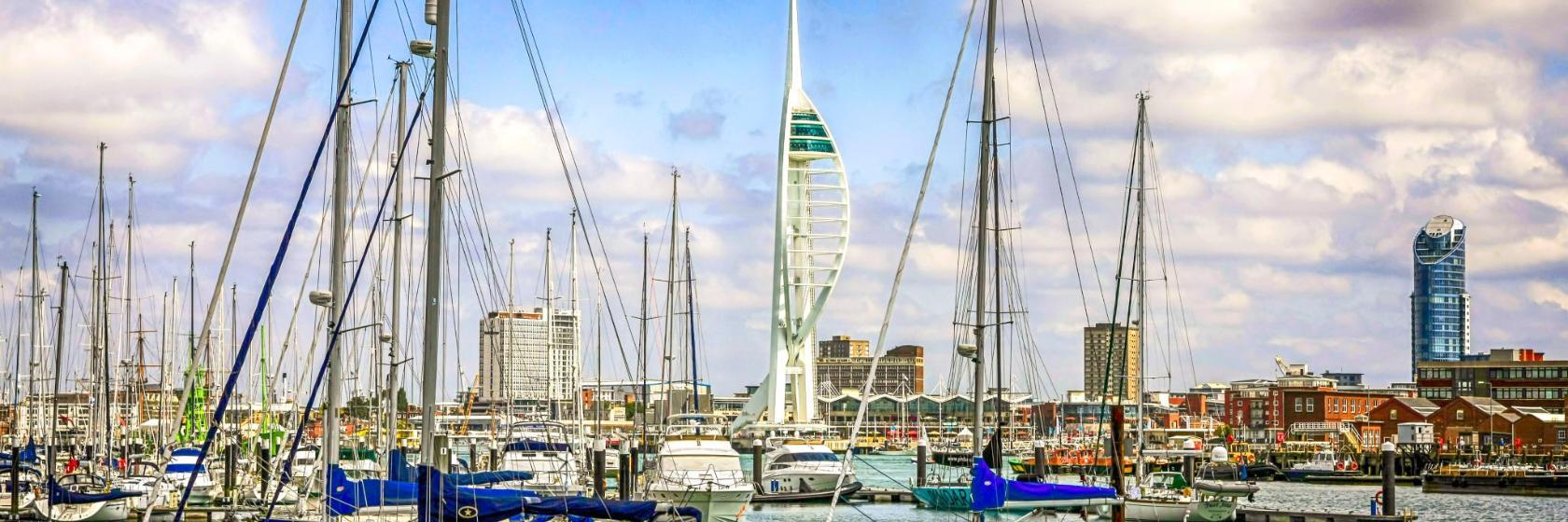 Hafen von Portsmouth
