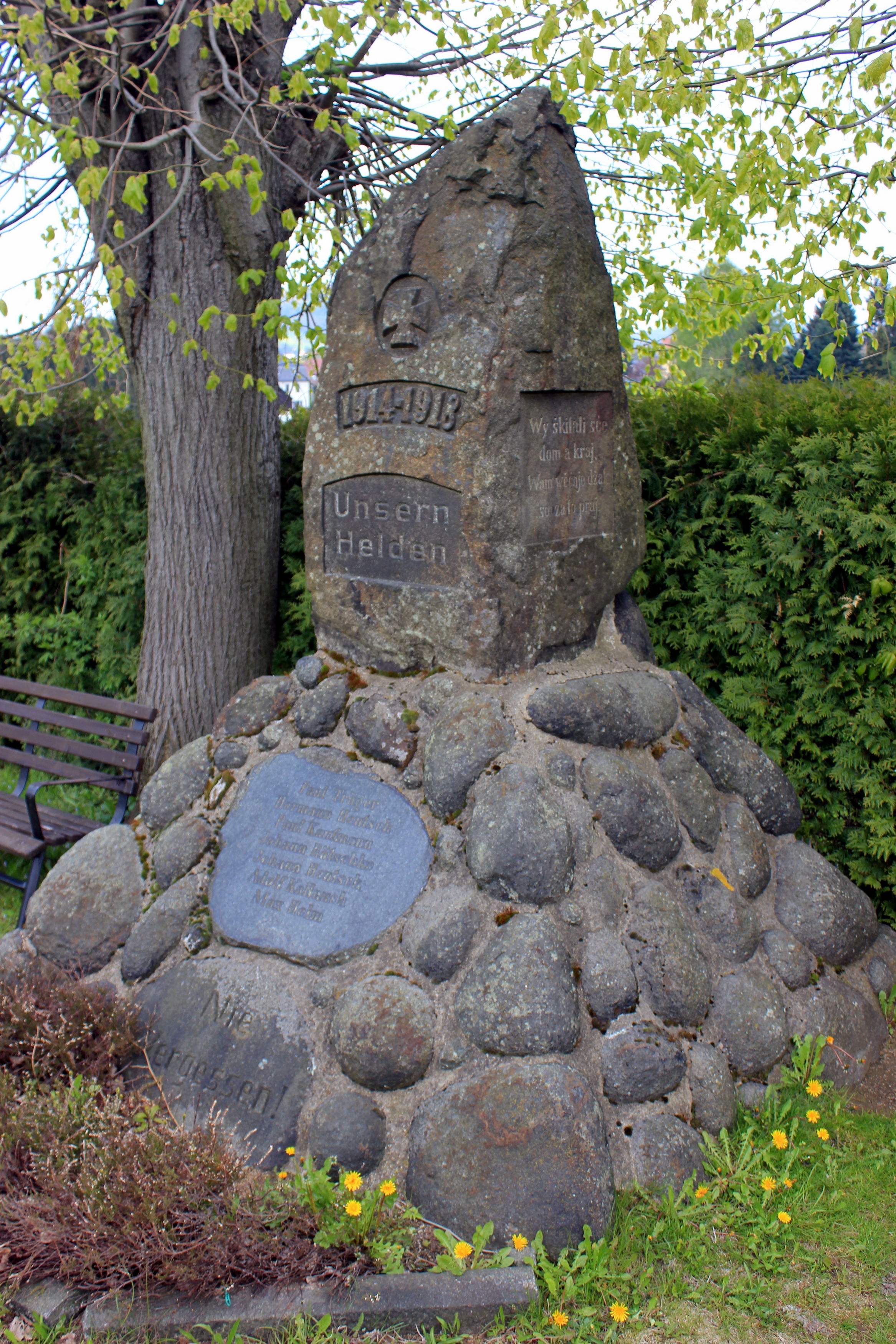 Denkmal für die Gefallenen des Ersten Weltkrieges Wilthener Straße