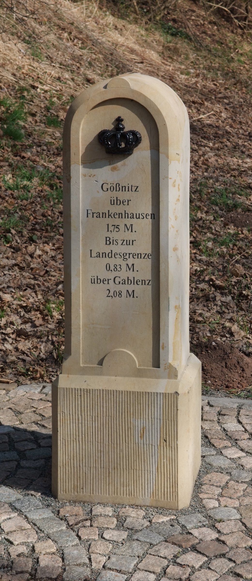 Königlich-sächsischer Meilenstein Langenhessen