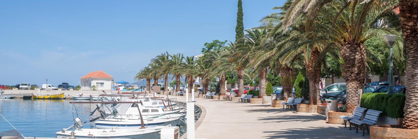 Promenade von Baška Voda