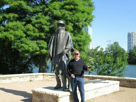 Estátua a Stevie Ray Vaughan