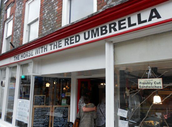 The Horse with the Red Umbrella