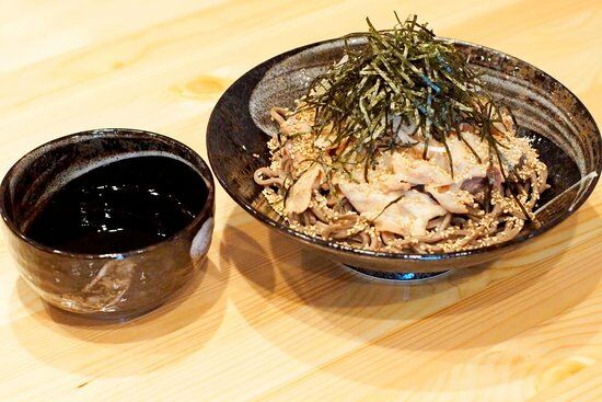 蕎麦とラー油で幸なった